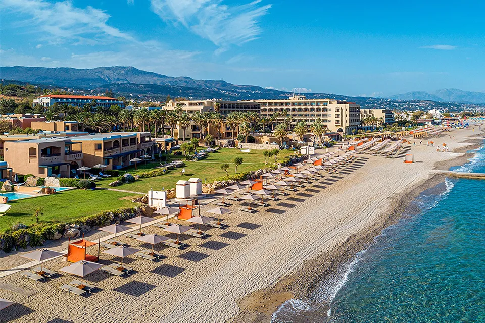 Aquila Rithymna Beach five-star beachfront resort in Crete