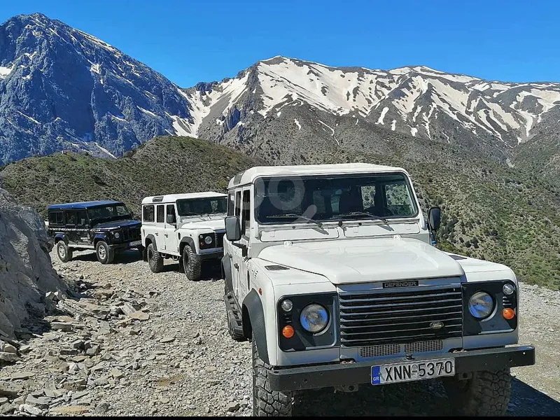 4x4 Jeep safari in the Cretan mountains