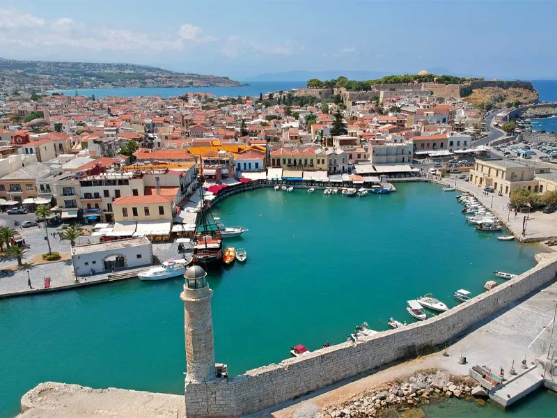 Rethymno Venetian old town and Fortezza fortress