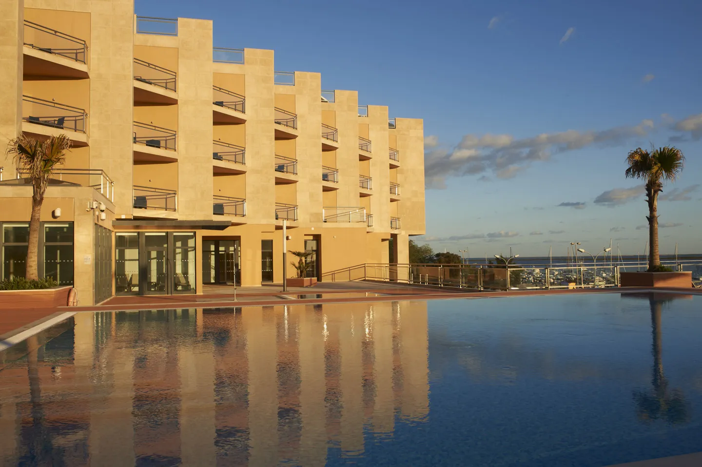 Outdoor swimming pool and terraces