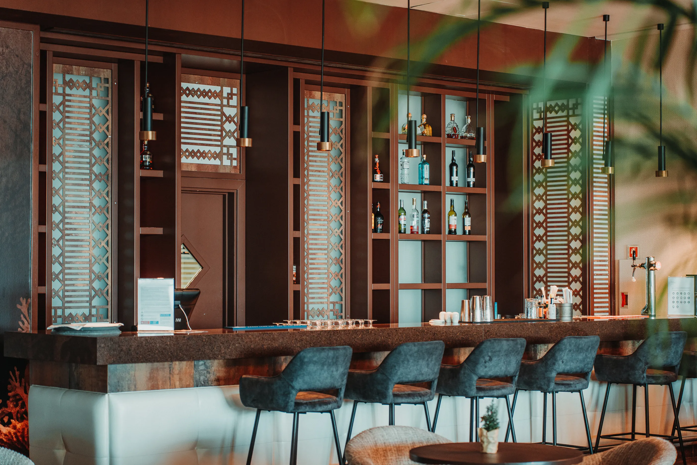 Lobby bar at Real Marina