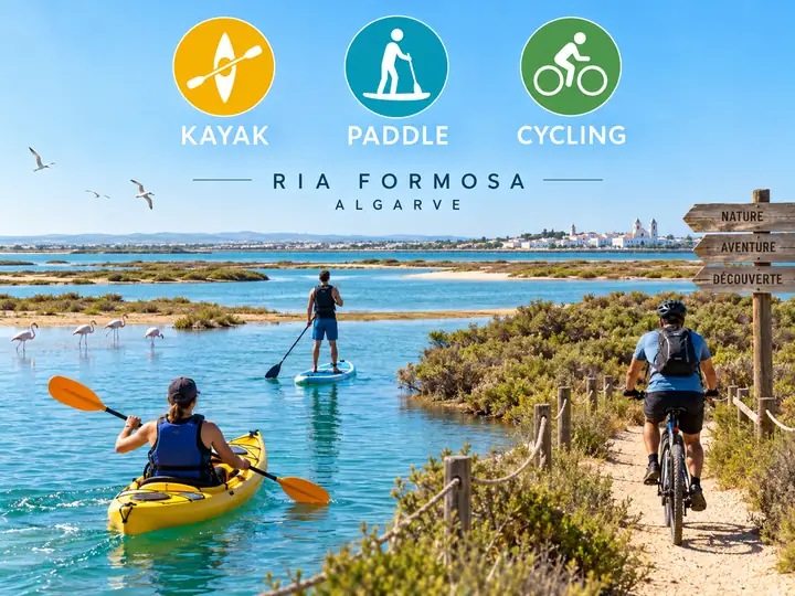 Kayak, paddle & cycling